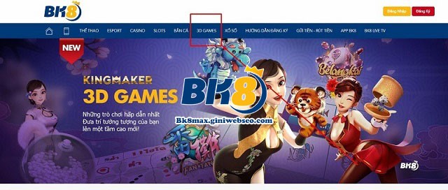 BK8 3D Games thu hút số lượng người chơi khá đông